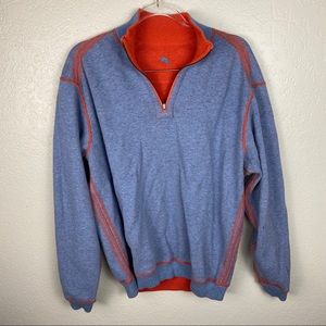 Tommy Bahama Reversible Quarter-Zip Pullover